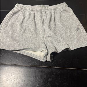 Fabletics Light Gray Athletic Shorts